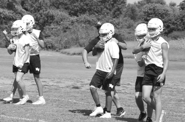 Mount Vernon Tigers take the practice field in anticipation of the upcoming football season. Courtesy photo