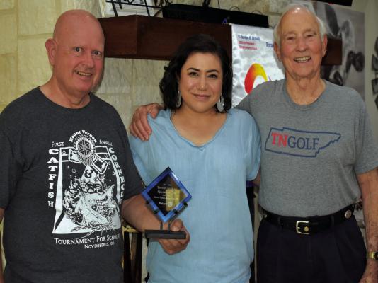 Aguilar named Rotarian of the Year