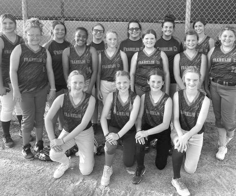 15 and under softball All-Stars enter the state tournament coming off a second- place season. Team members are Alayna Glasco, Kylee Glasco, Michelle Alonso, Hensley Blalock, Kennedy Barron, Kelsey Barron, Tayler Petty, Samantha Sierra, Kinley McCoy, Cheyenne Temples, and Amber Alford. Coaches are Toby Godfrey, Pat Glasco and Richard Alford. Courtesy photo