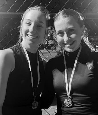 Minter and McCamant finished second, Savannah Hentges, a freshman, finished second at the first official tennis tournament of the season. Contributed Photo