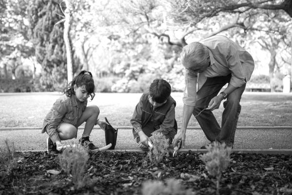 Get kids interested in gardening by letting them get their hands dirty. Courtesy photo
