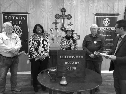Two new members join Clarksville Rotary Club