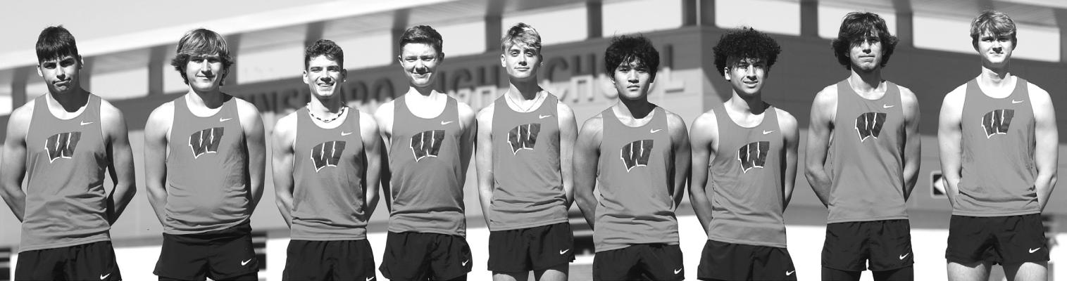 The Red Raiders cross country team. Photo by Shiela Haynes